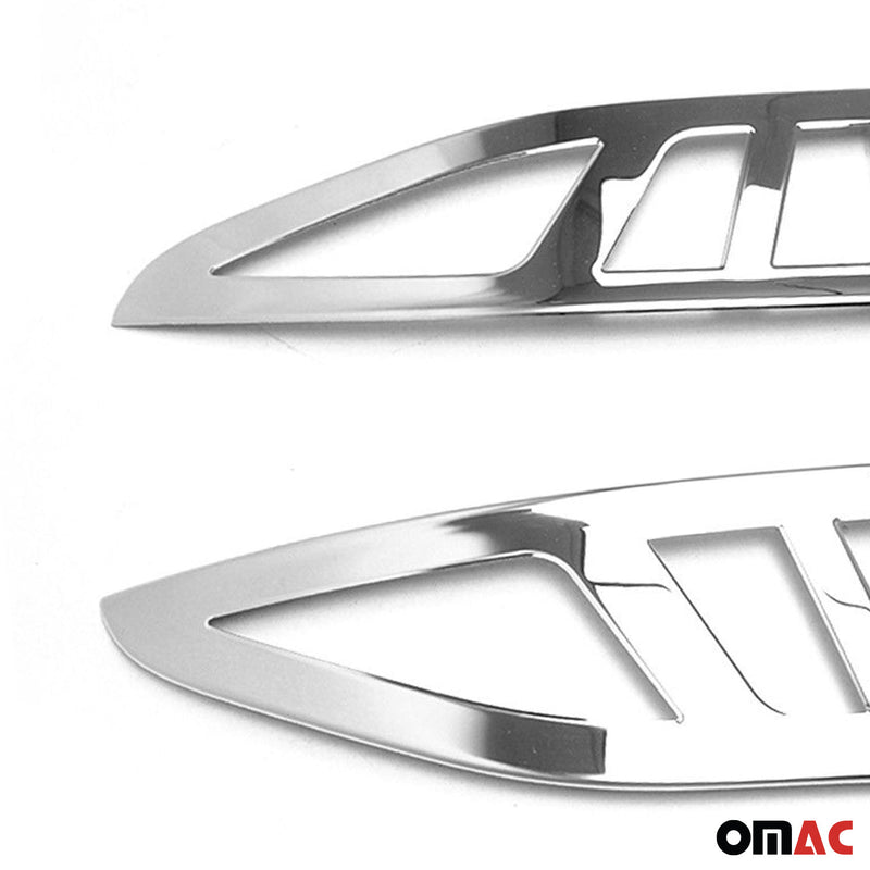 Rücklicht Leisten Heckleuchte für Citroen Berlingo 2008-2012 Edelstahl Silber 2x