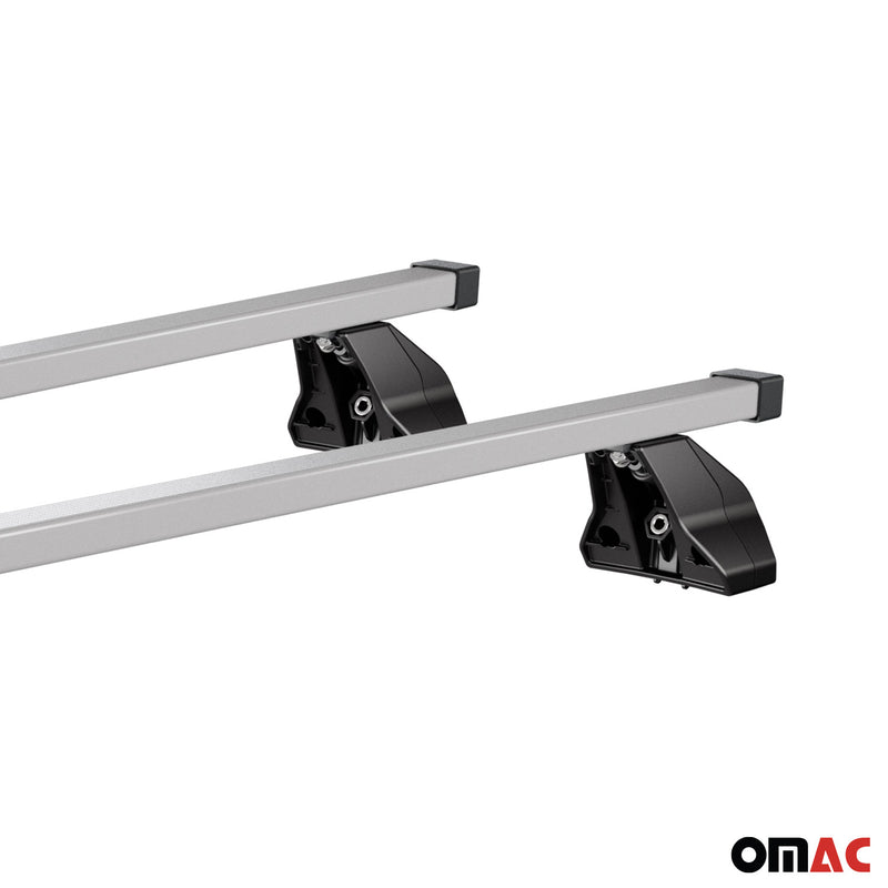 Menabo Stahl Gepäckträger Dachträger für Citroen C4 Aircross 2012-17 Grau