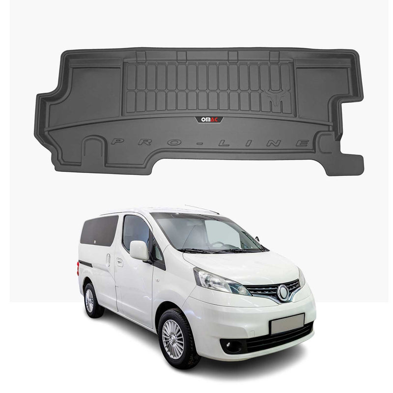 OMAC Gummi Kofferraumwanne für Nissan NV200 2009-2025 TPE Laderaumwanne Schwarz