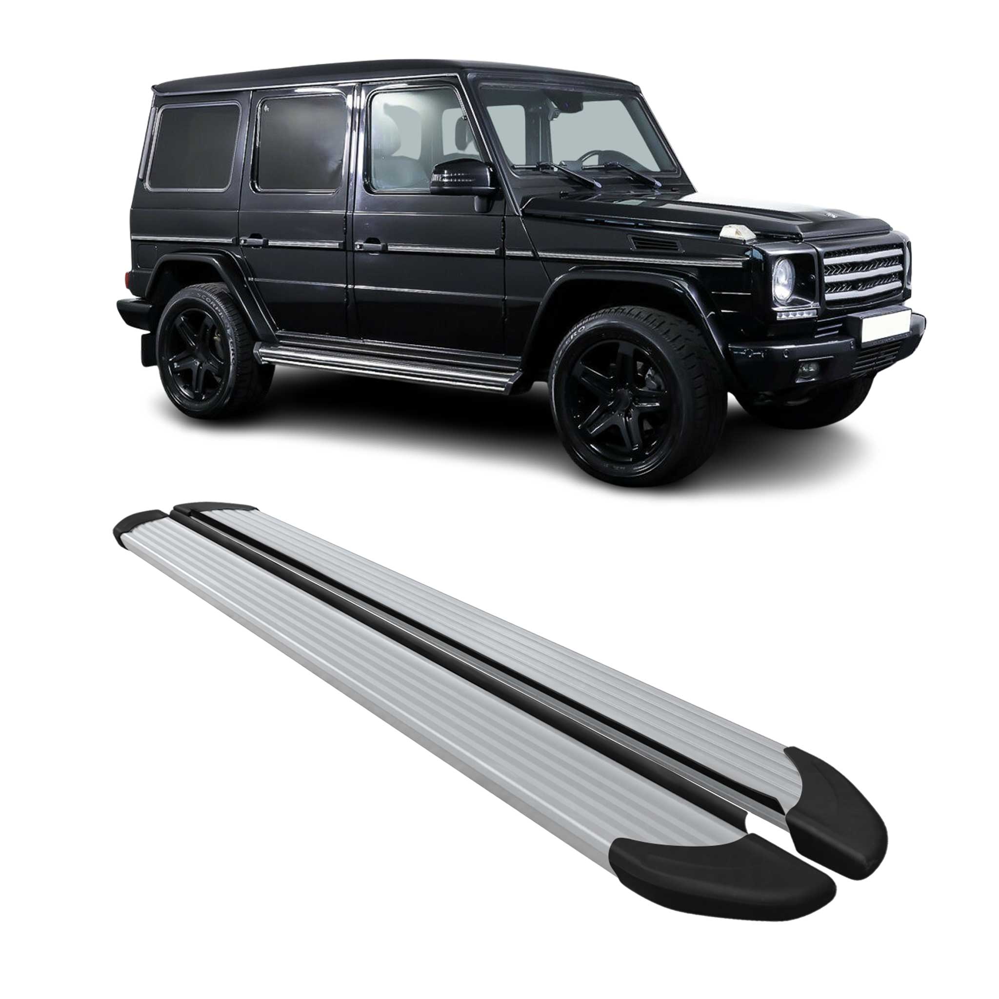 Seitenschweller Trittbretter Schweller für Mercedes G Klasse W463 2007-2018 Alu