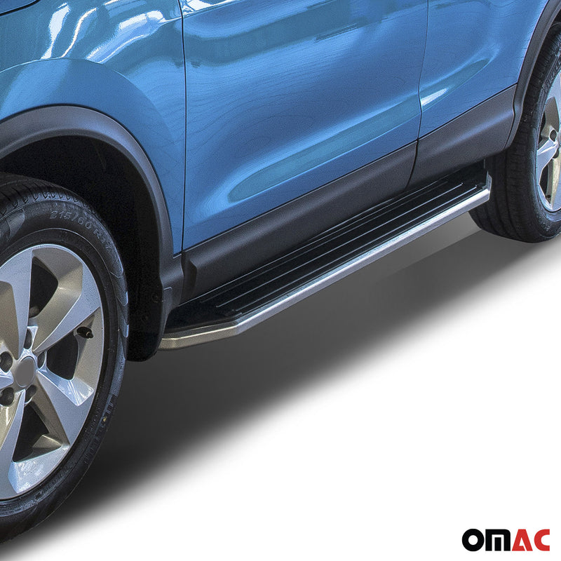 Trittbretter Seitenschweller für Nissan Qashqai 2018-2024 ABE Alu