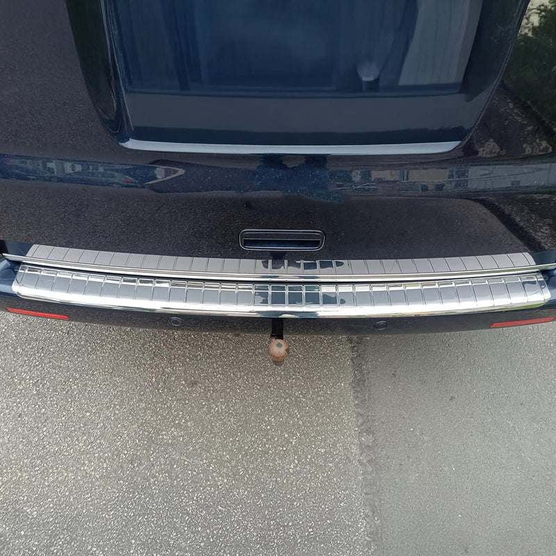 Ladekantenschutz Stoßstange für VW T6 T6.1 ab 2015 Doppeflügel Edelstahl Chrom