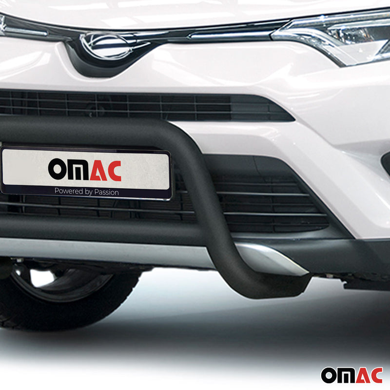 Frontbügel Frontschutzbügel für Toyota RAV4 2016-2025 ABE Stahl Schwarz