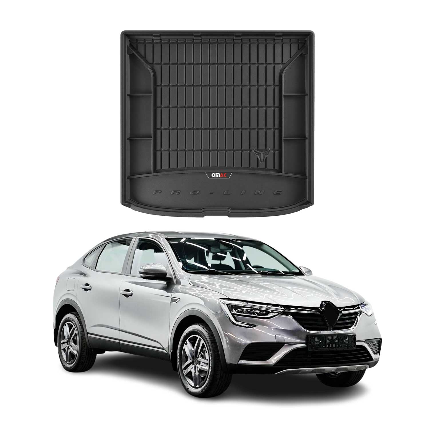 OMAC Gummi Kofferraumwanne für Renault Arkana 2019-2026 TPE Laderaumwanne