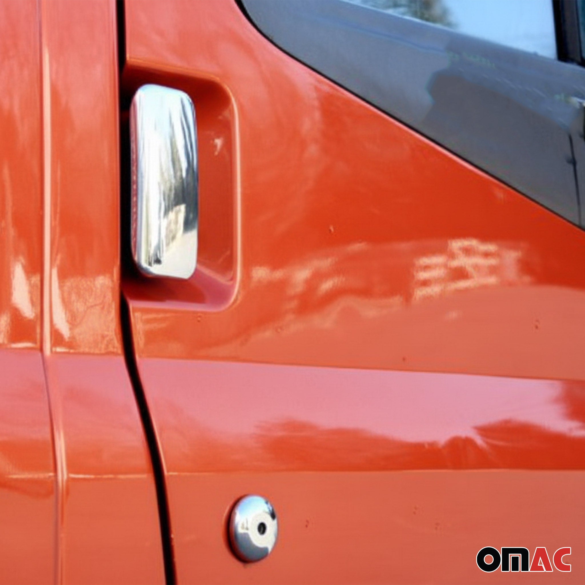 Chrom Türgriff Blende für Ford Transit 2005-2014 2-Tür Edelstahl 3tlg