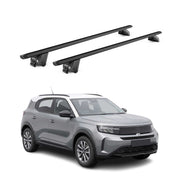 Dachträger Grundtäger für Opel Frontera 2024-2026 Aluminium Schwarz 2 tlg ABE