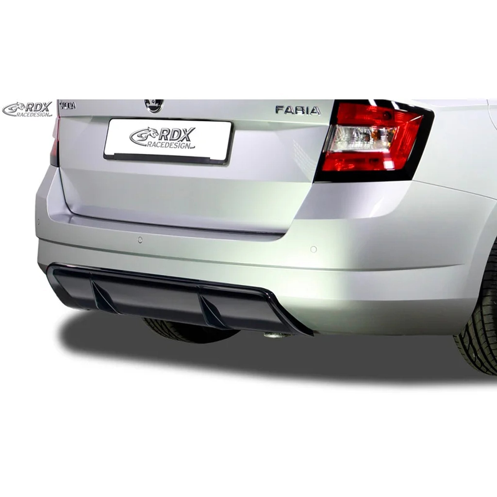 RDX Heckschürzenansatz Diffuser für Skoda Fabia III Kombi NJ 2014-