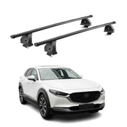 Stahl Dachträger für Mazda CX-30 2020-2026 TÜV Abschließbar 75 kg 2tlg Schwarz
