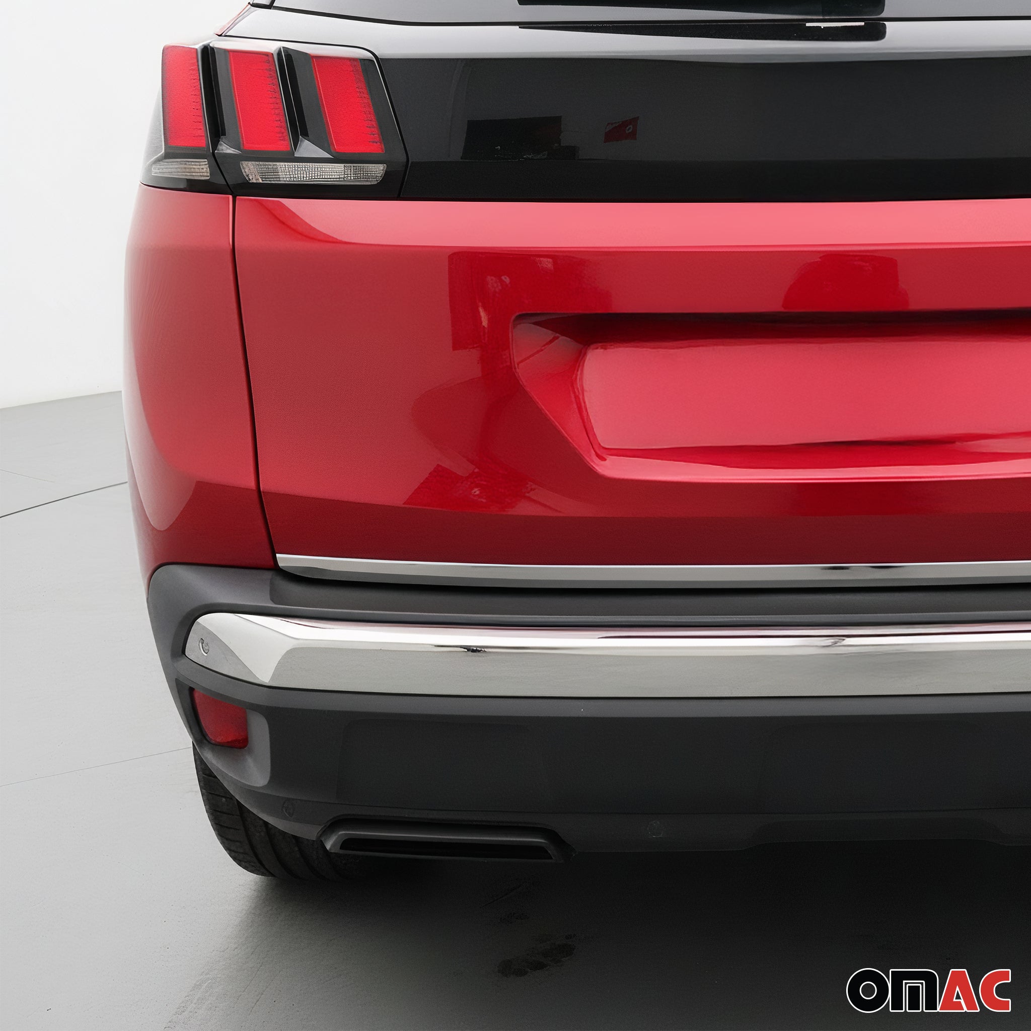 Heckleiste Kofferraumleiste für Peugeot 3008 II 2016-2024 Edelstahl Chrom Leiste