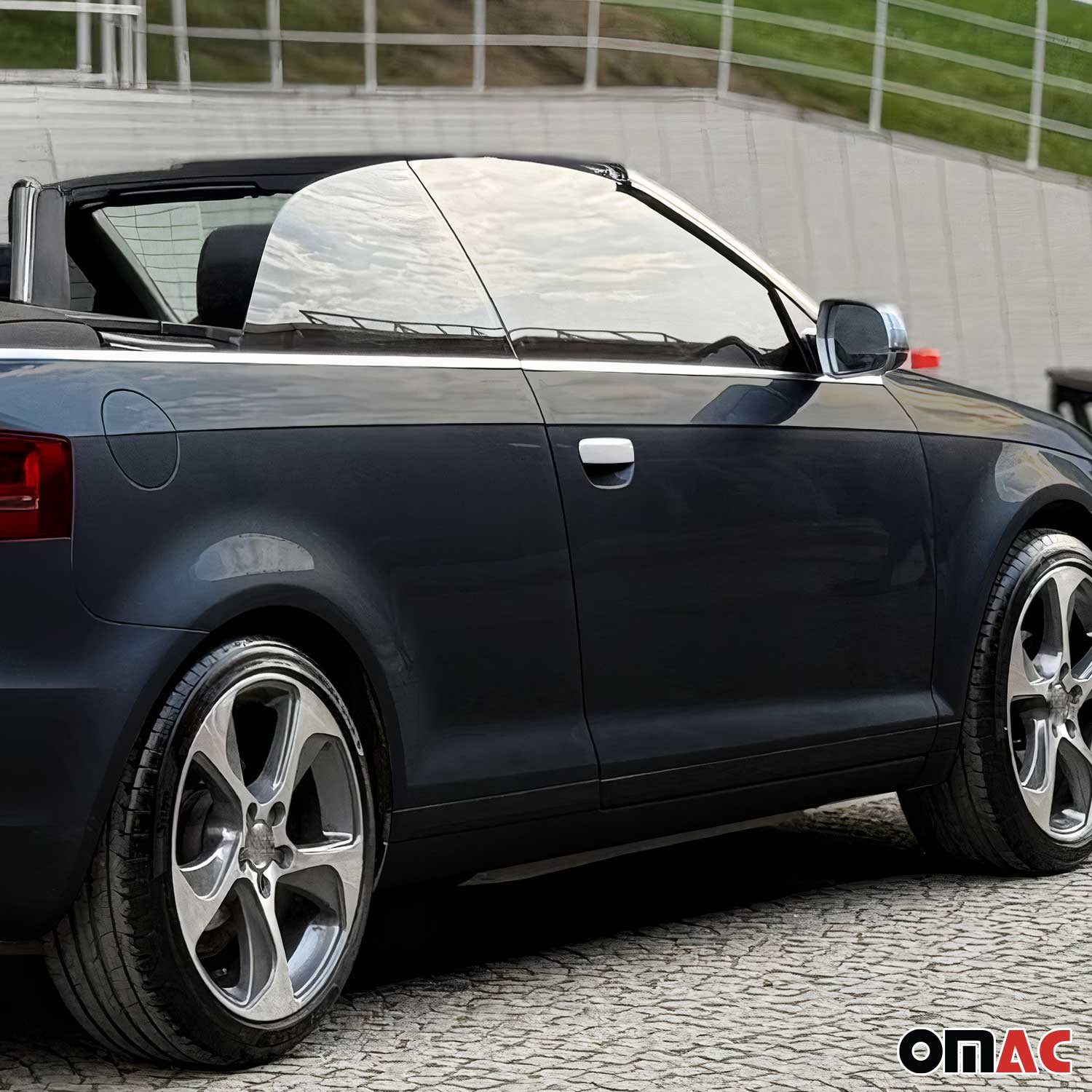 Chrom Türgriff Blende für Audi A4 Cabriolet 2000-2008 2Tür Edelstahl 3tlg