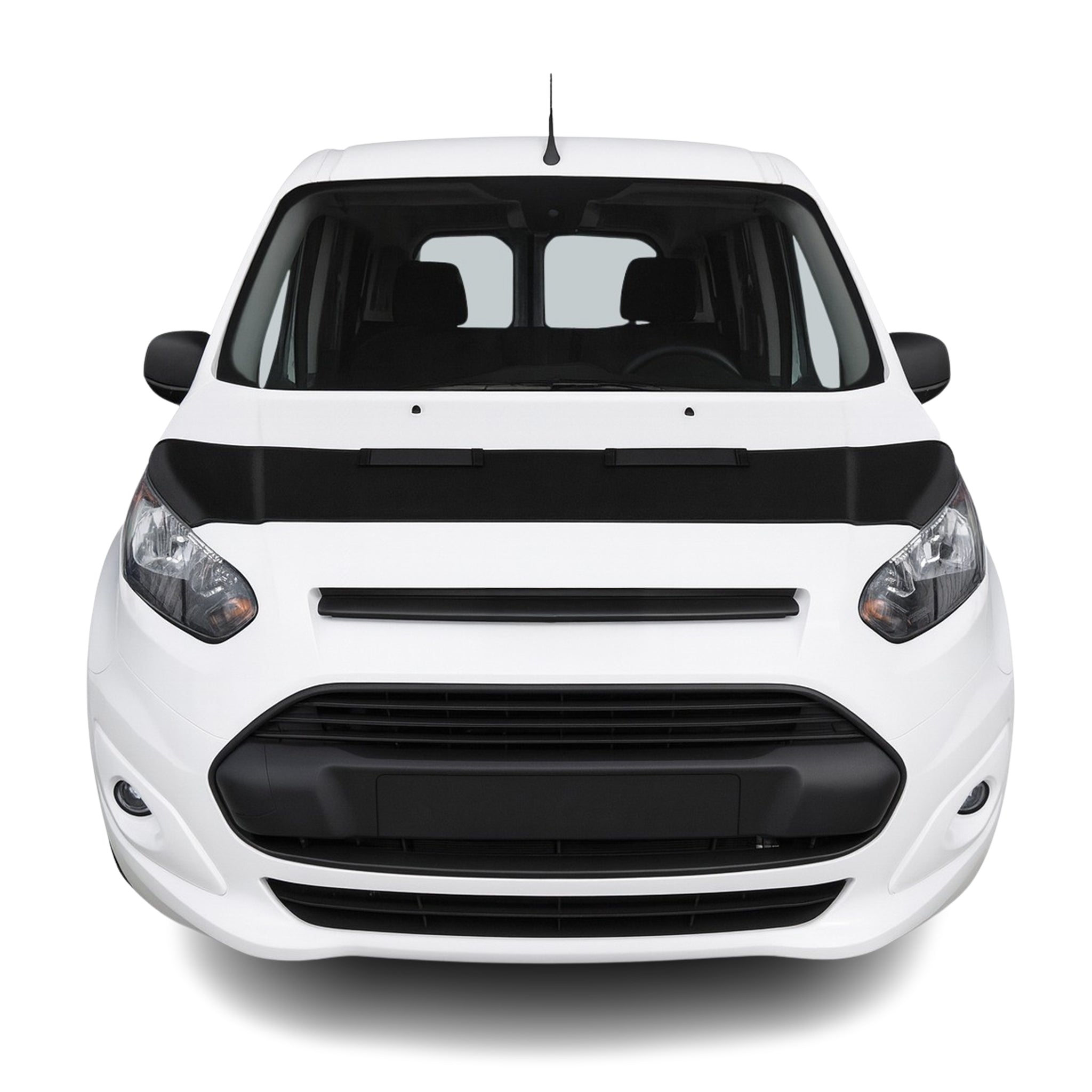 Haubenbra Steinschlagschutz Bonnet Bra für Ford Connect 2014-2024 Schwarz Halb