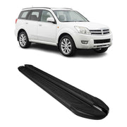 Trittbretter Seitenbretter für Great Wall Hover / Haval 2005-2012 Alu Schwarz