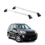 Dachträger Grundtäger für Toyota RAV4 2000-2005 3-5 tür 100kg Alu Silber 2x ABE