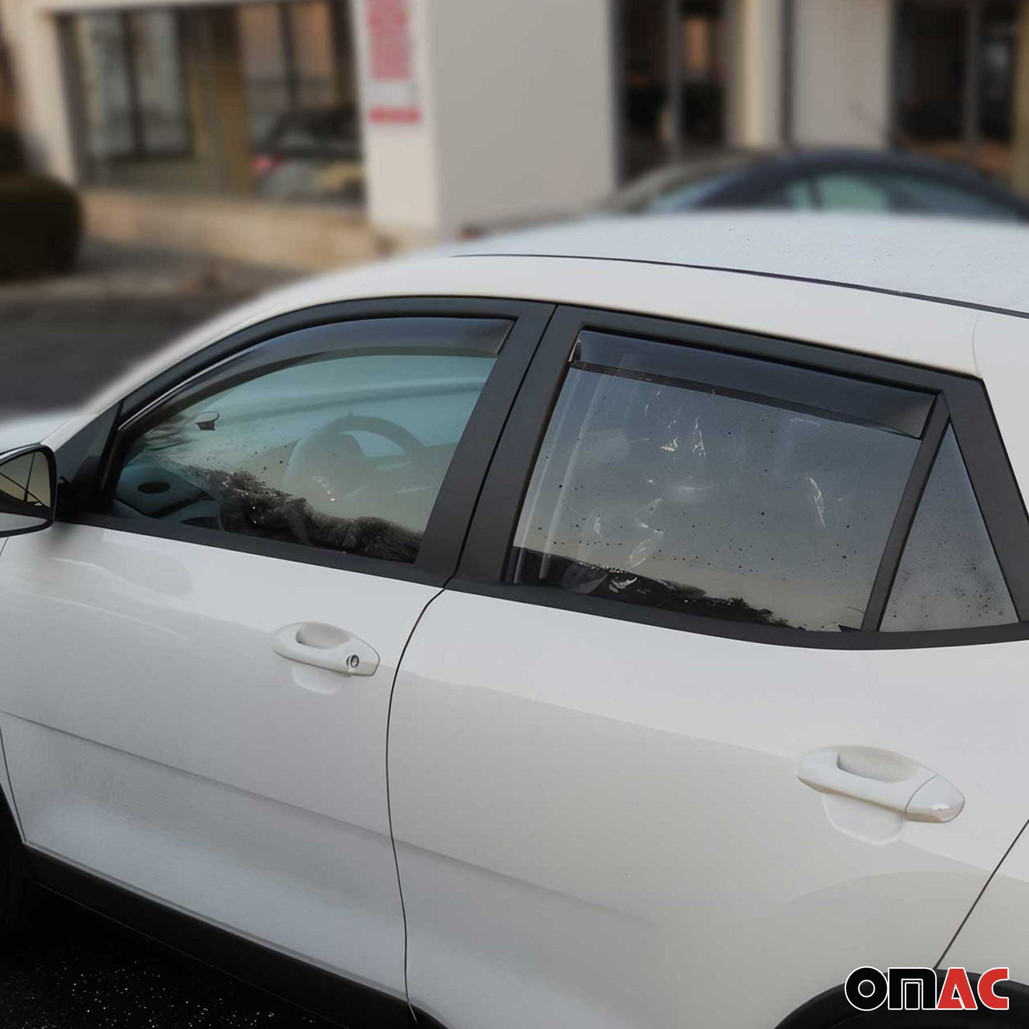 Windabweiser Regenabweiser für Kia Stonic 2017-2026 Dunkel Acryl 4tlg