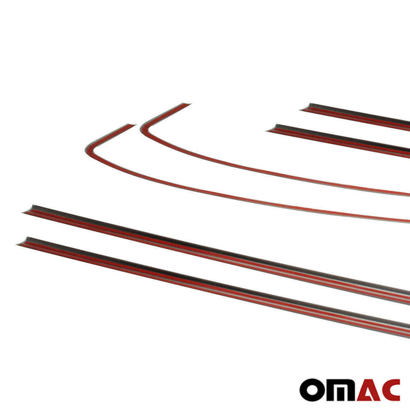 Fensterleisten Zierleisten für Fiat Tipo 2016-2025 Edelstahl Chrom 8tlg