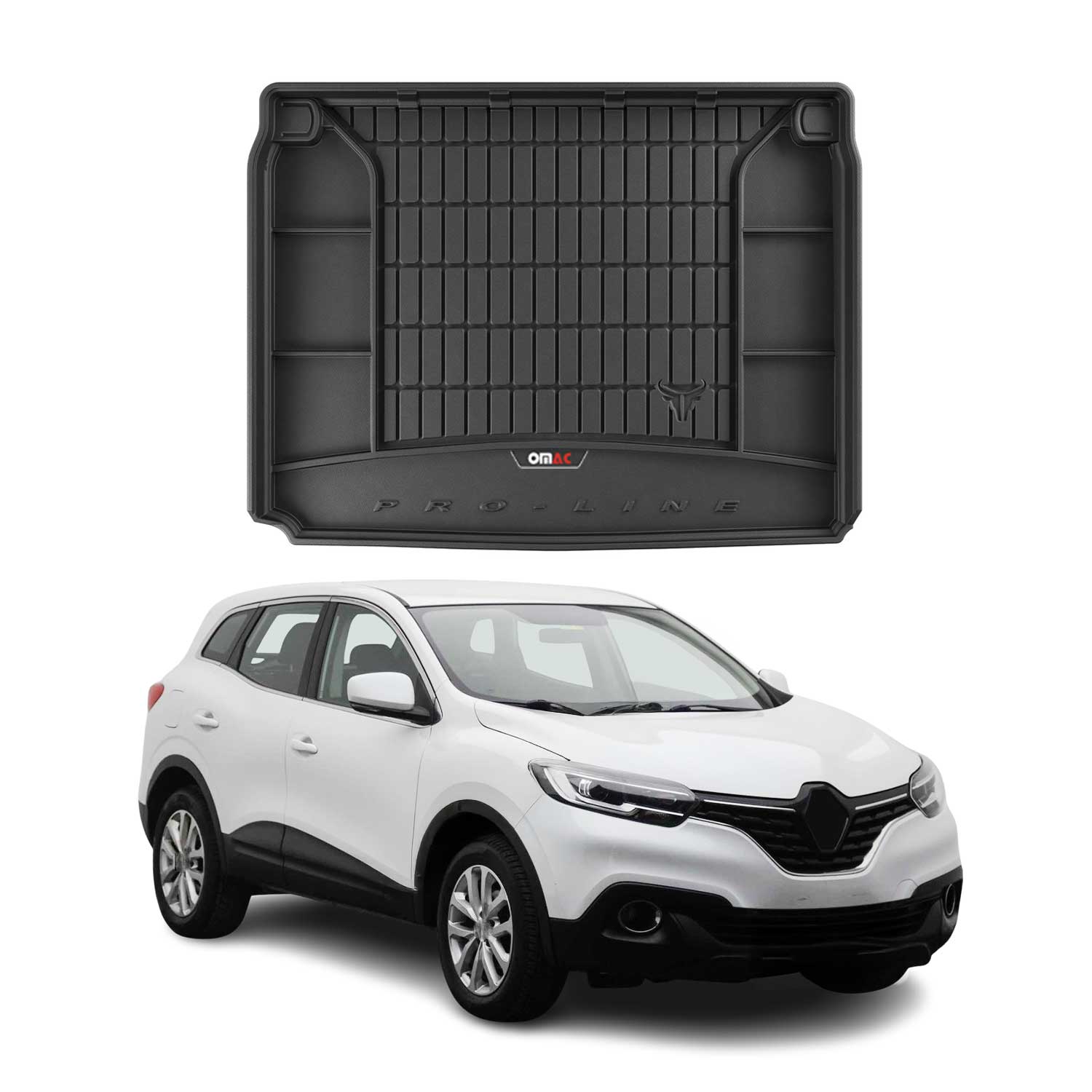 OMAC Gummi Kofferraumwanne für Renault Kadjar 2015-2022 TPE Laderaumwanne