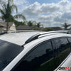Aluminium Dachreling Relingträger für Nissan Qashqai J11 2013-2021 Silber 2x