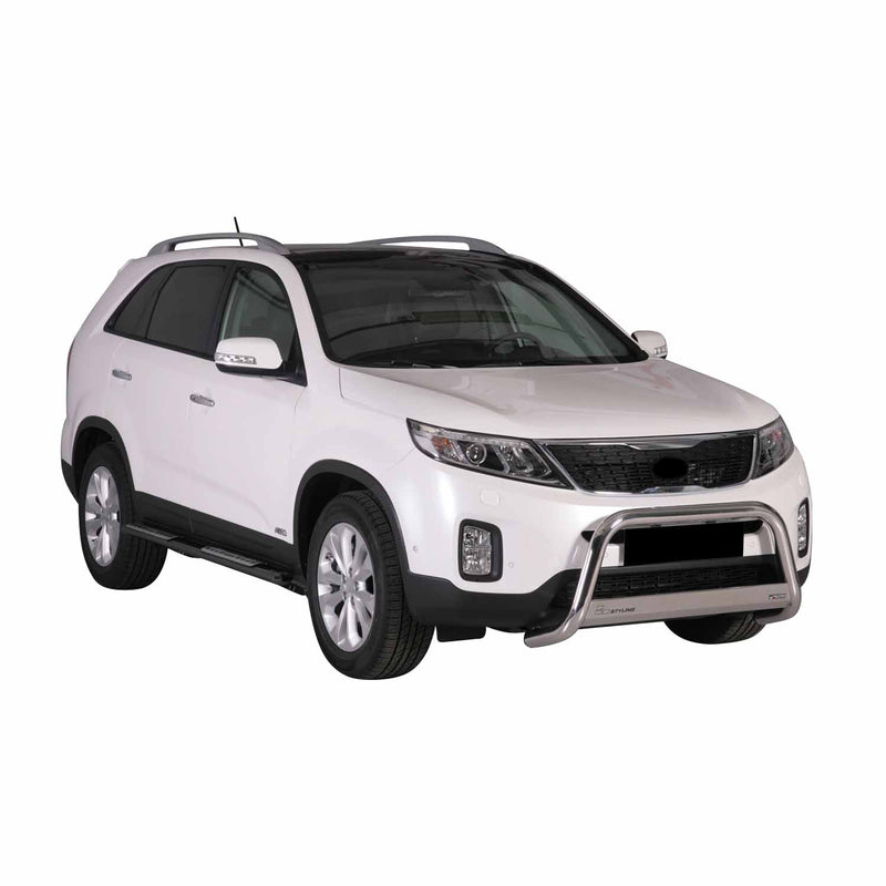 Edelstahl Seitenschweller Schwellerrohre für Kia Sorento 2012-2014 Schwarz