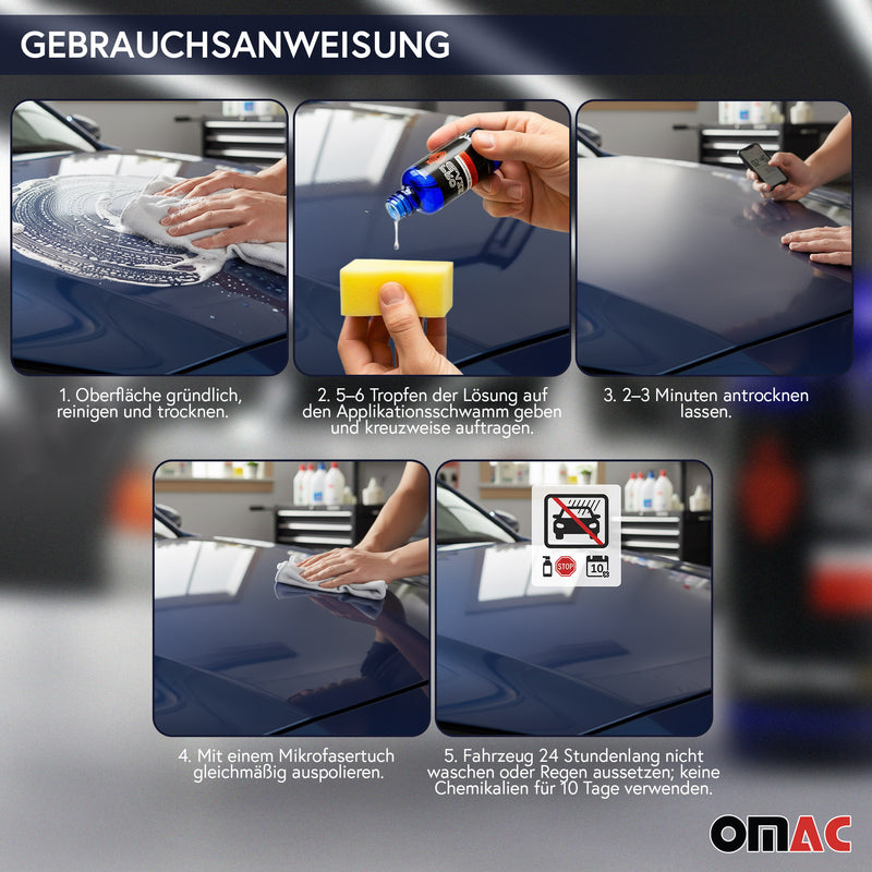 Keramik Beschichtung 10H Nano SiO₂ Lackversiegelung Autopflege 45ml
