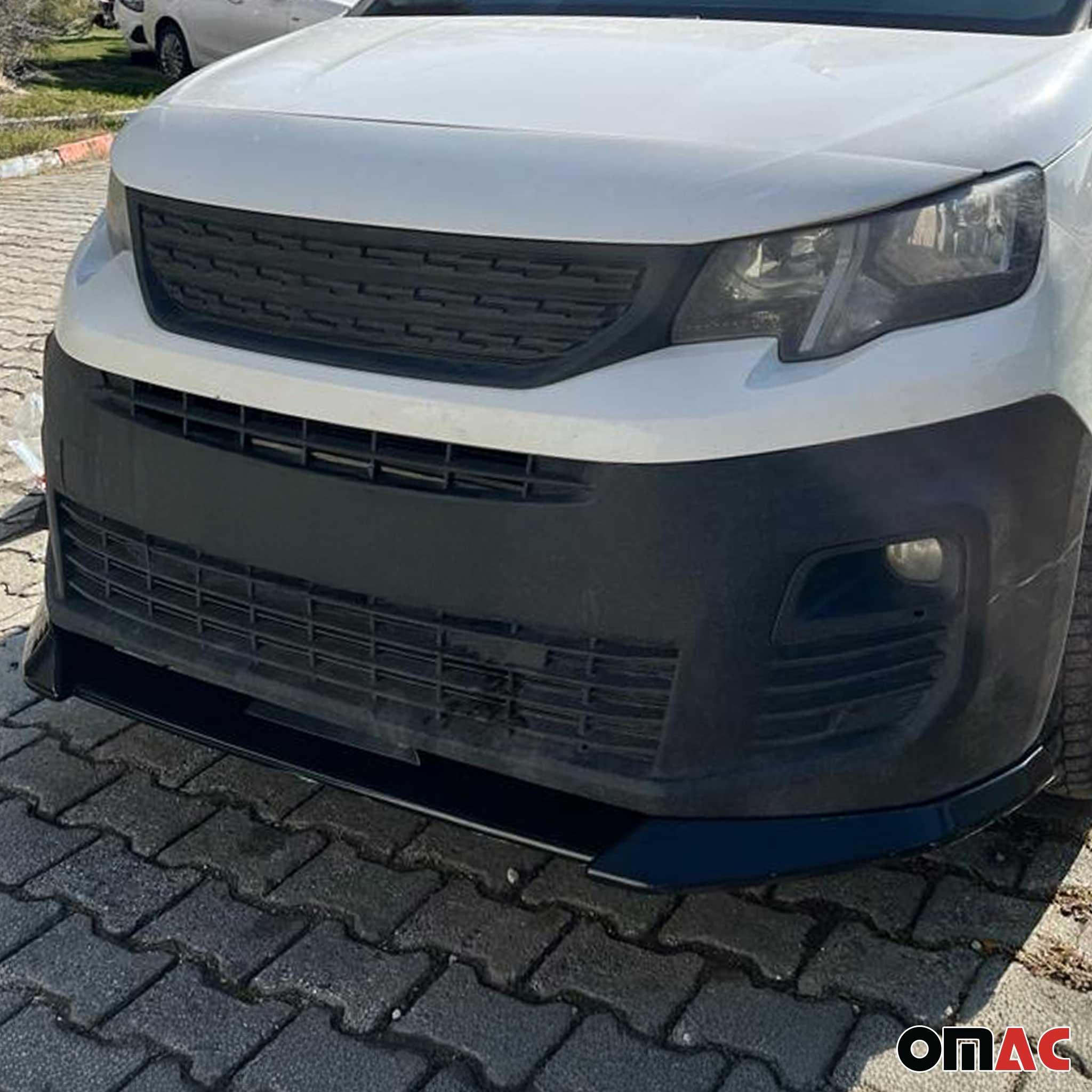 Frontspoiler Frontschürzen-Splitter für Peugeot Rifter Citroen Berlingo 2018-26