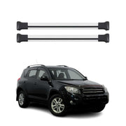 Dachträger Grundtäger für Toyota RAV4 XA30 2005-2012 75kg Aluminium Silber 2 tlg