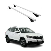 Dachträger Grundtäger für Skoda Kamiq 2019-2026 75kg Metall Silber 2 tlg