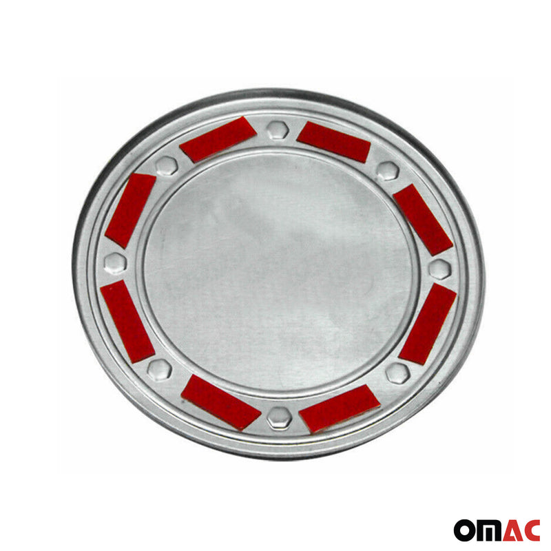 Tankdeckel Blenden Tankverschluss für VW Golf 1997-2003 Edelstahl Silber Chrom