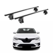 Stahl Dachträger für Renault Megane IV Schrägheck Kombi 2016-24 5Tür TÜV Schwarz