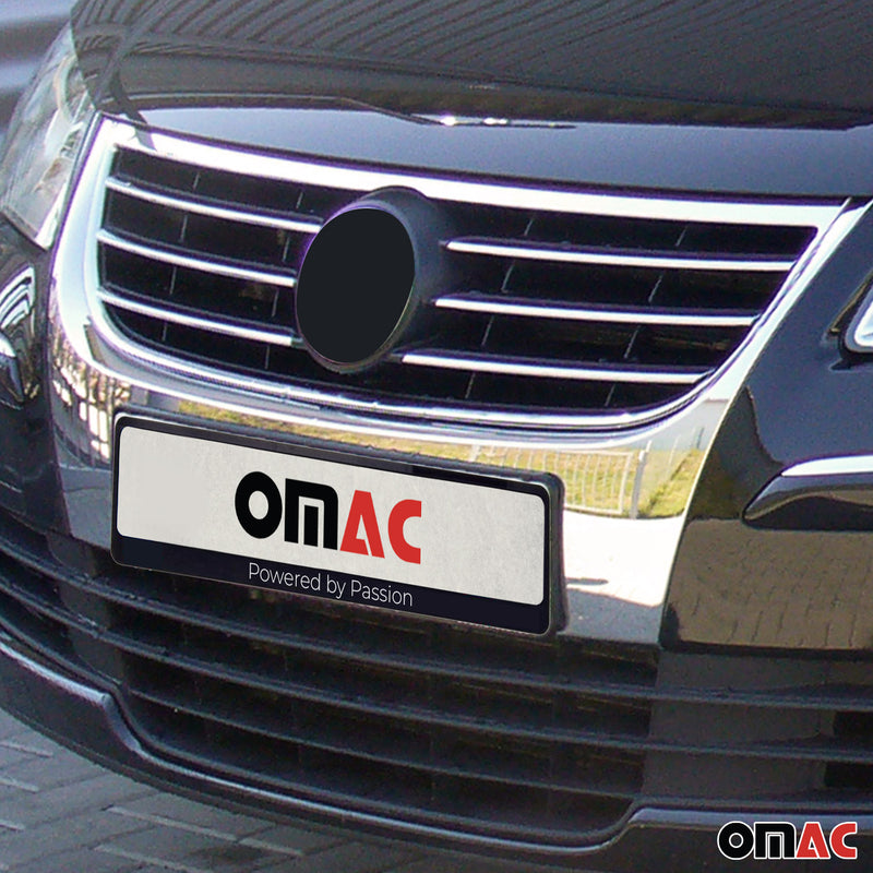 Kühlergrill Leisten Grillleisten für VW Caddy Life 2007-2010 Edelstahl Silber 6x