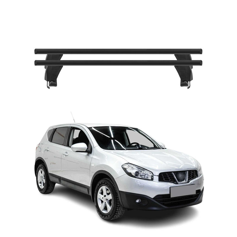 Menabo Dachträger Grundtäger für Nissan Qashqai J10 2006-2014 50kg Alu Schwarz