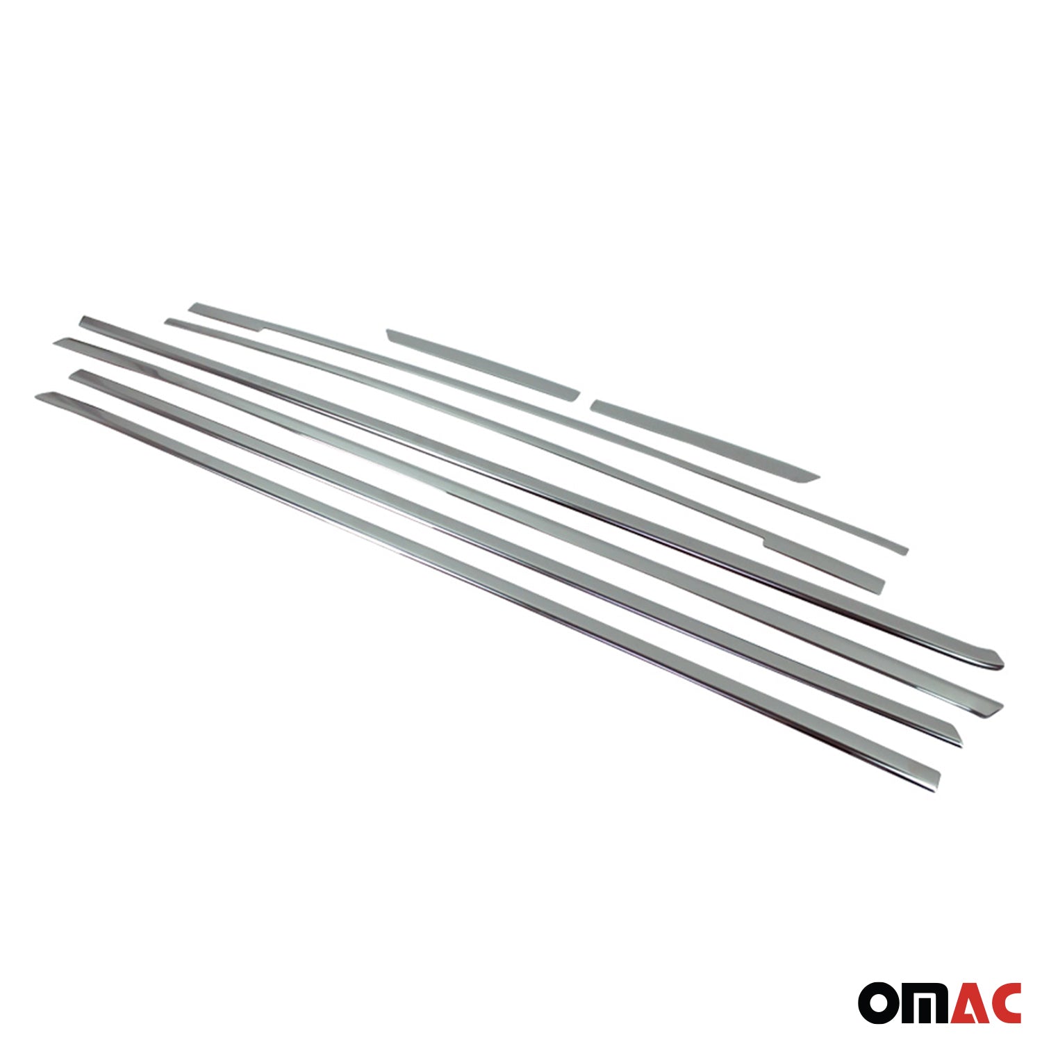 Fensterleisten Zierleisten für Mercedes Klasse W447 L2 2014-2026 Untere Chrom 8x