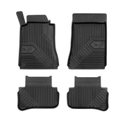 Fußmatten Gummimatten für Mercedes-Benz C-Klasse CL203 2000-2007 Schwarz 4 Teile