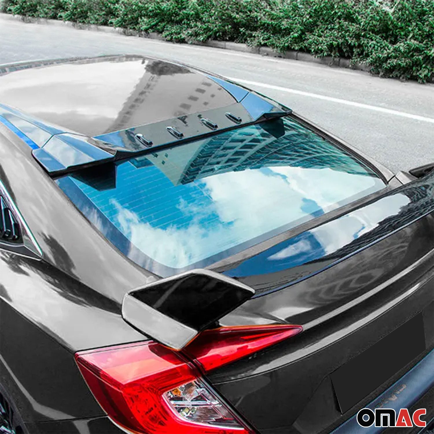 Heckspoiler Dachspoiler für Honda Civic X Limo Type-R 2016-2021 Grundiert