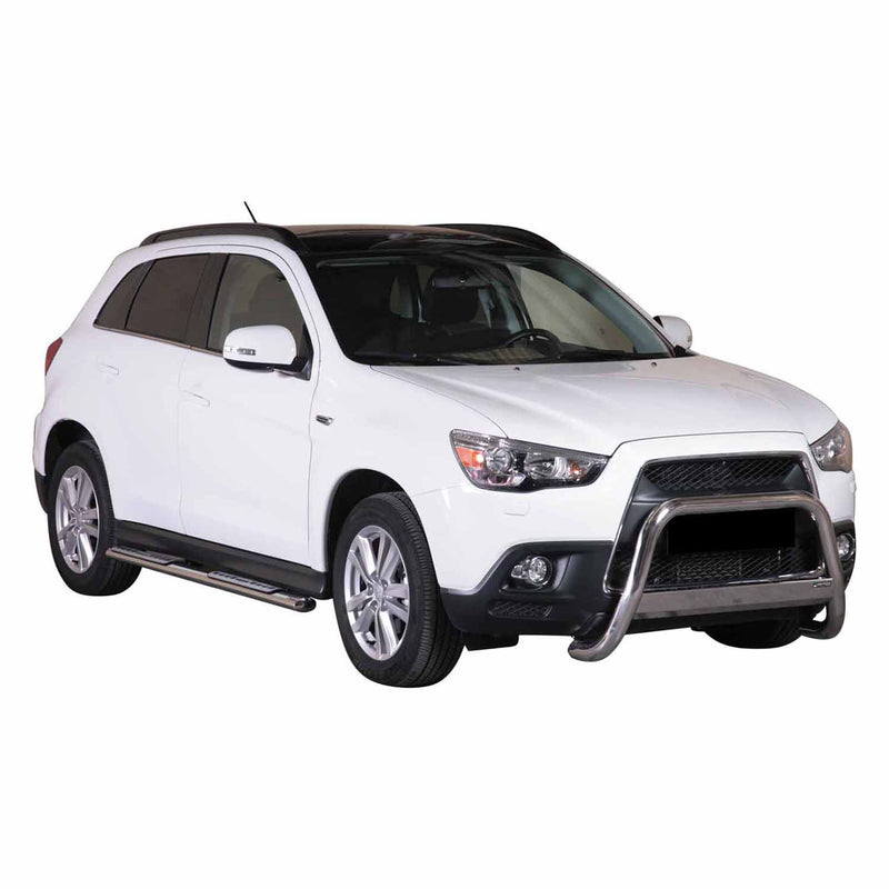 Edelstahl Seitenschweller Schwellerrohre für Mitsubishi ASX 2010-2012 Silber