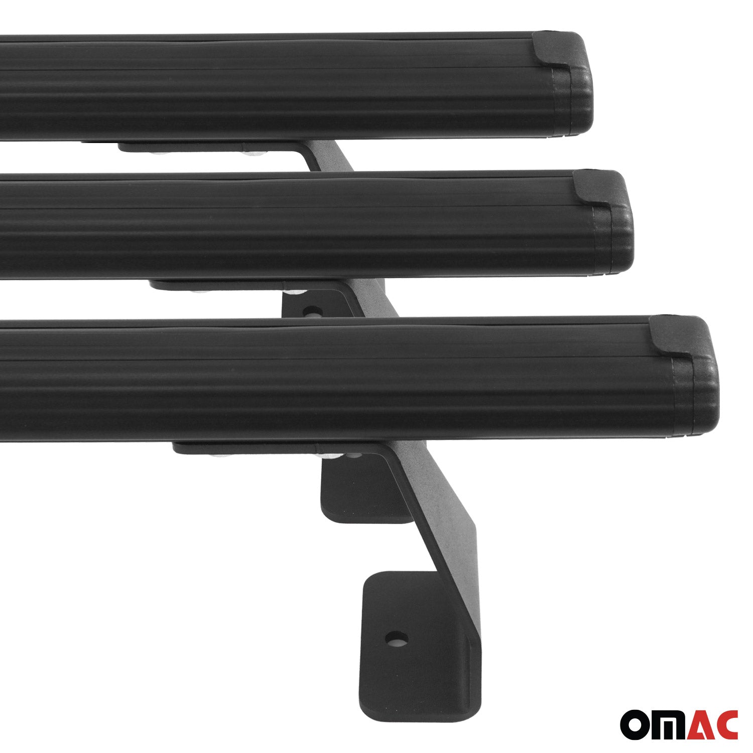 Dachträger Grundtäger für VW Transporter T7 2023-2026 75kg Alu Schwarz 3 tlg