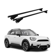 OMAC Dachträger Querträger Aluminium für Mini Aceman 2024-2026 Schwarz 2tlg