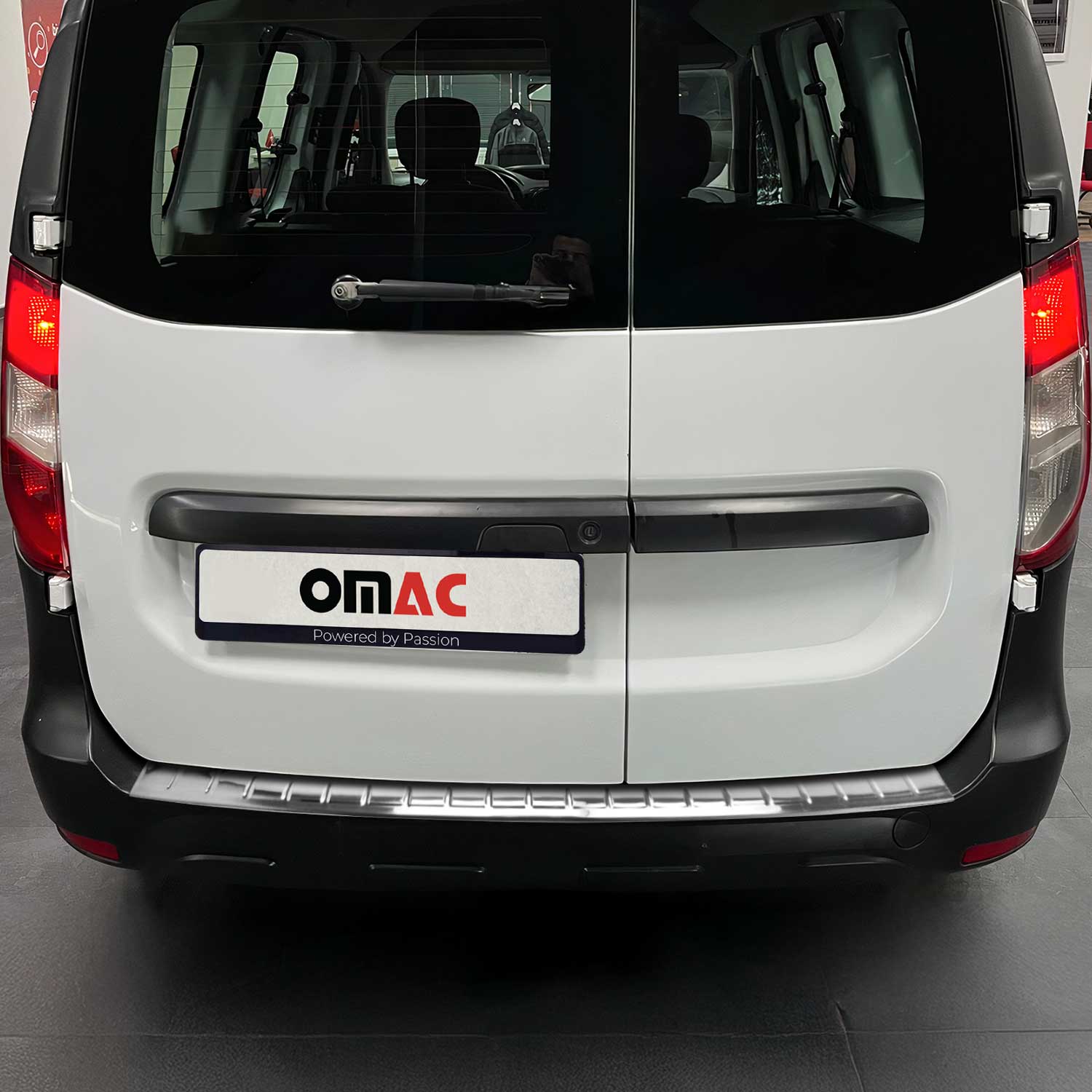 Ladekantenschutz Stoßstangenschutz für Renault Express 2021-2026 Edelstahl Chrom