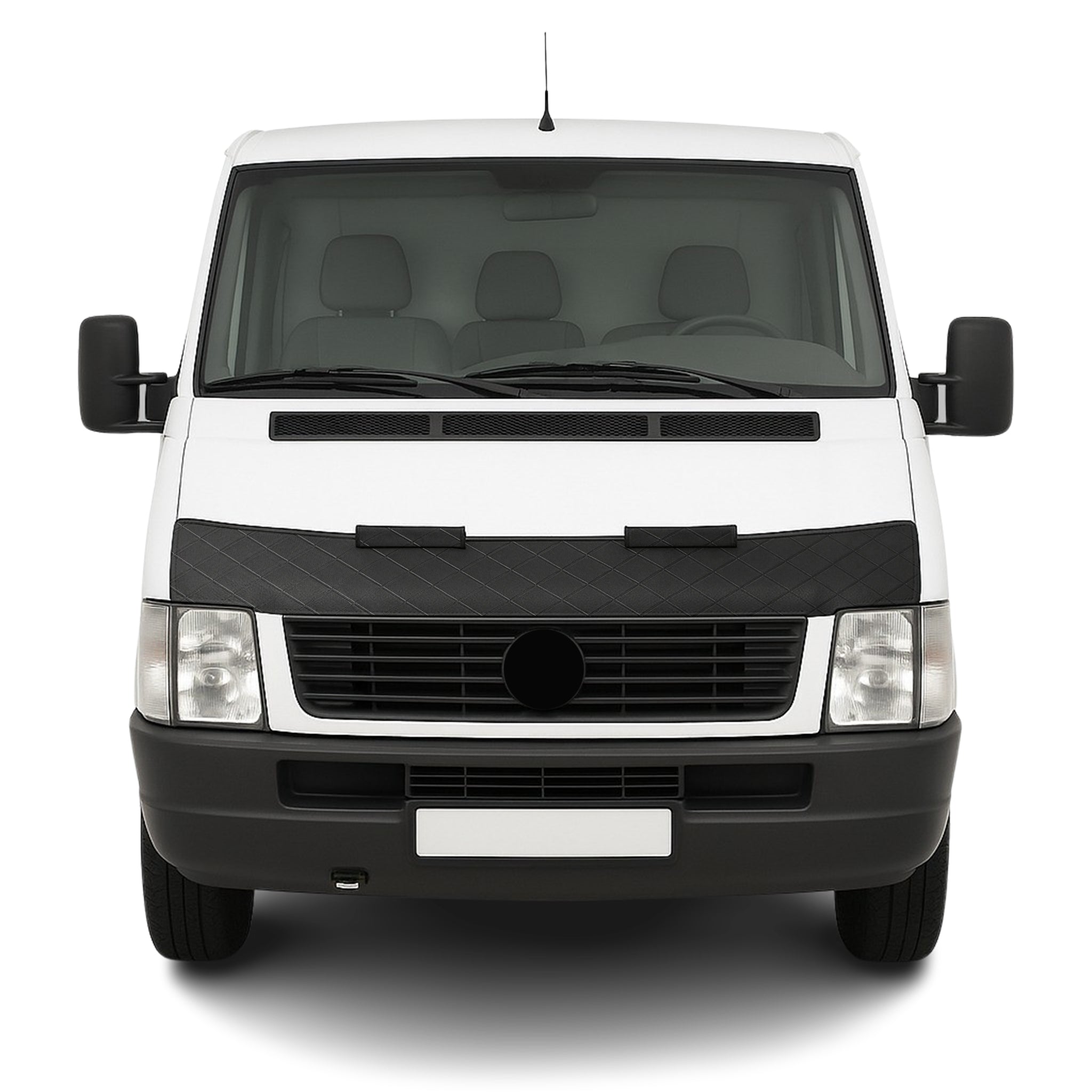 Haubenbra Steinschlagschutz Bonnet Bra für VW Volt / LT 1998-2006 Schwarz Halb