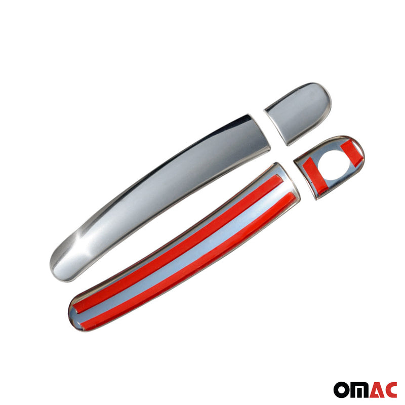 Türgriff Blende Türgriffkappen für Skoda Citigo 2011-2025 2-Tür Edelstahl 4tlg