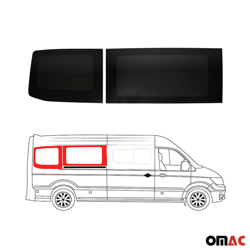 Seitenfenster Autoglas für VW Crafter 2018-2024 Links Rechts 4x SET L3 Langer