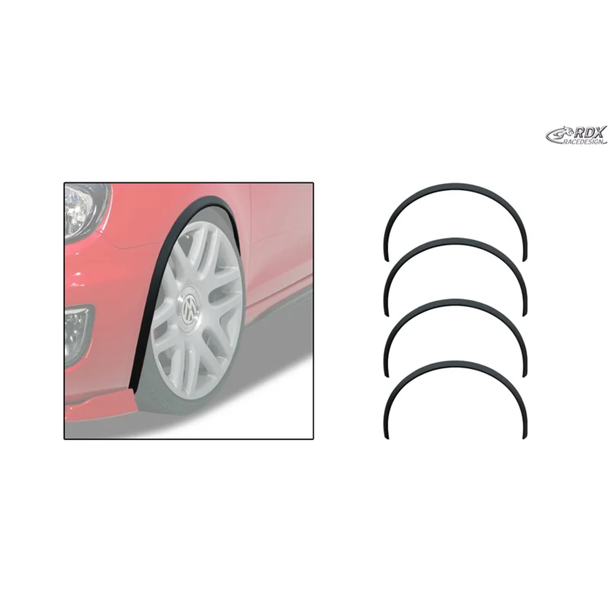 Universal Radlaufverbreiterungen Fender-X - Satz à 4 Stück je 150cm