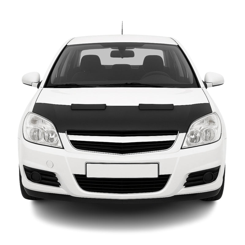 Haubenbra Steinschlagschutz Bonnet Bra für Opel Vectra C 2002-2005 Schwarz Halb