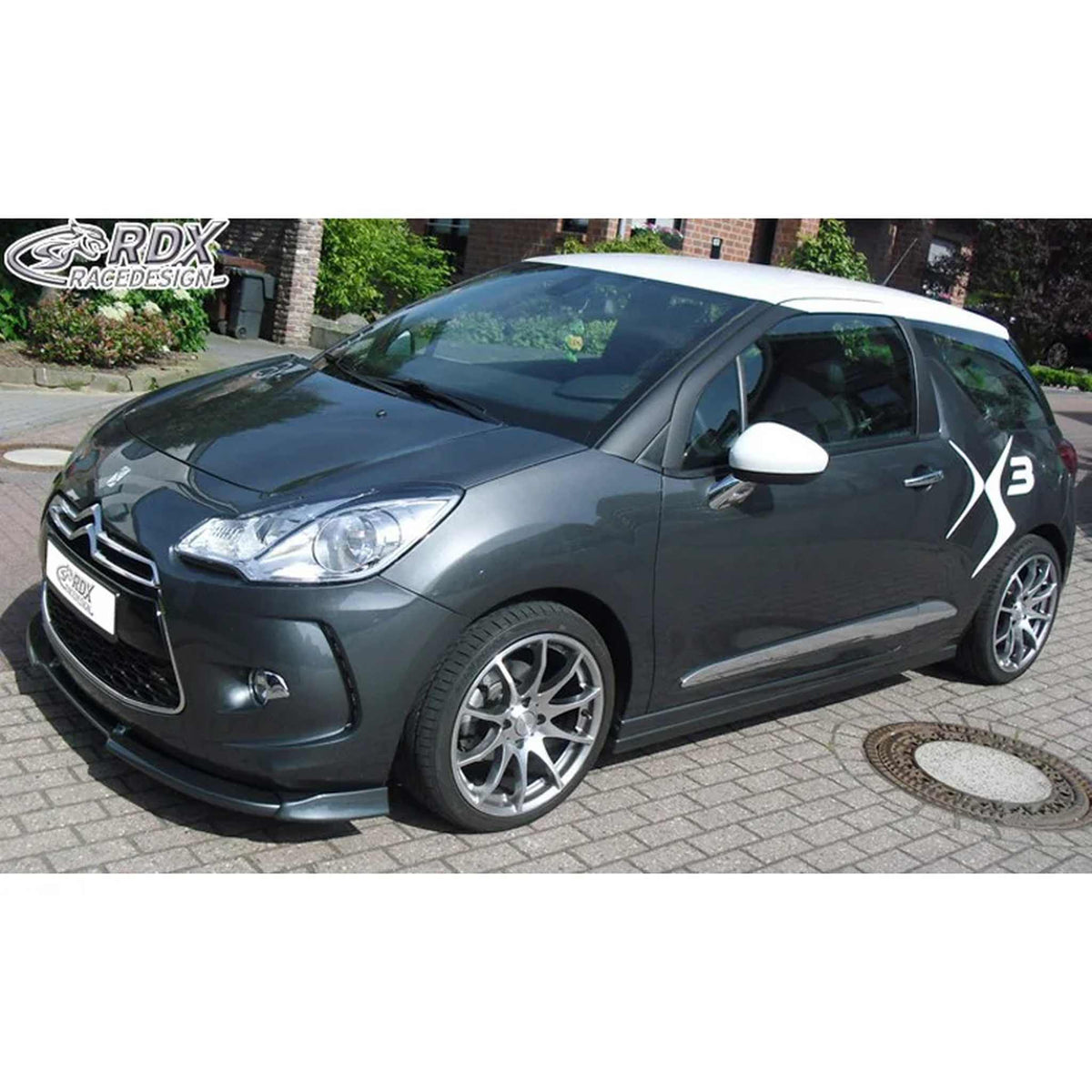 RDX Frontspoiler Vario-X für Citroën DS3 2009-2016 Polyurethan TÜV