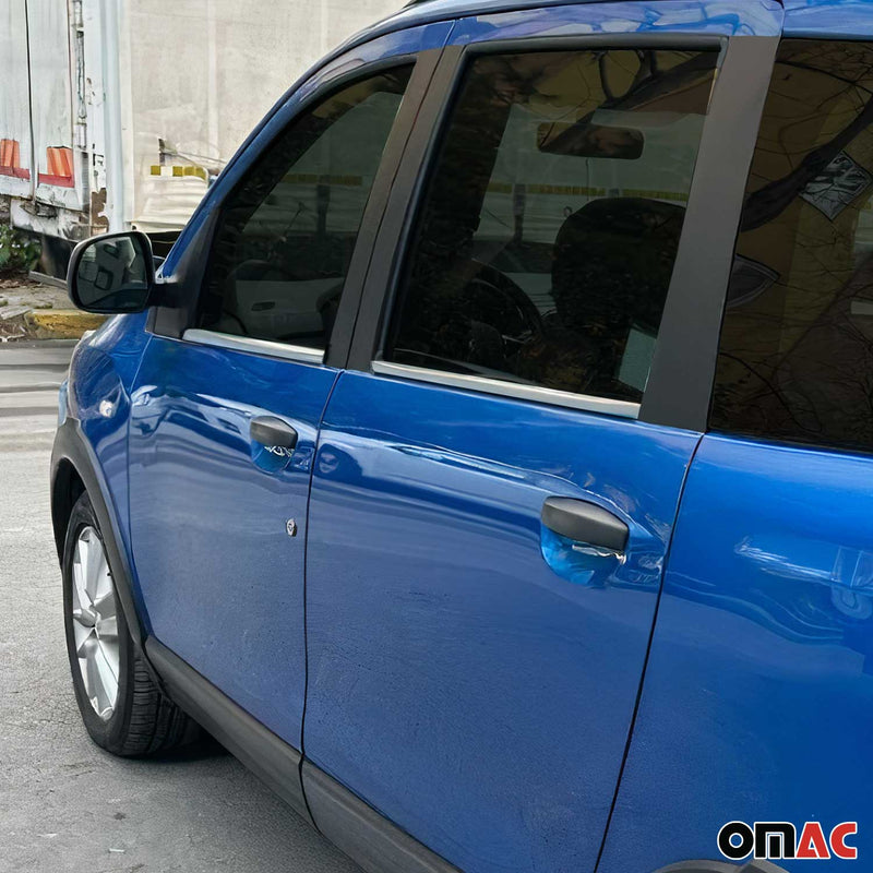Fensterleisten Zierleisten für Dacia Lodgy 2012-2024 Edelstahl Chrom 4tlg