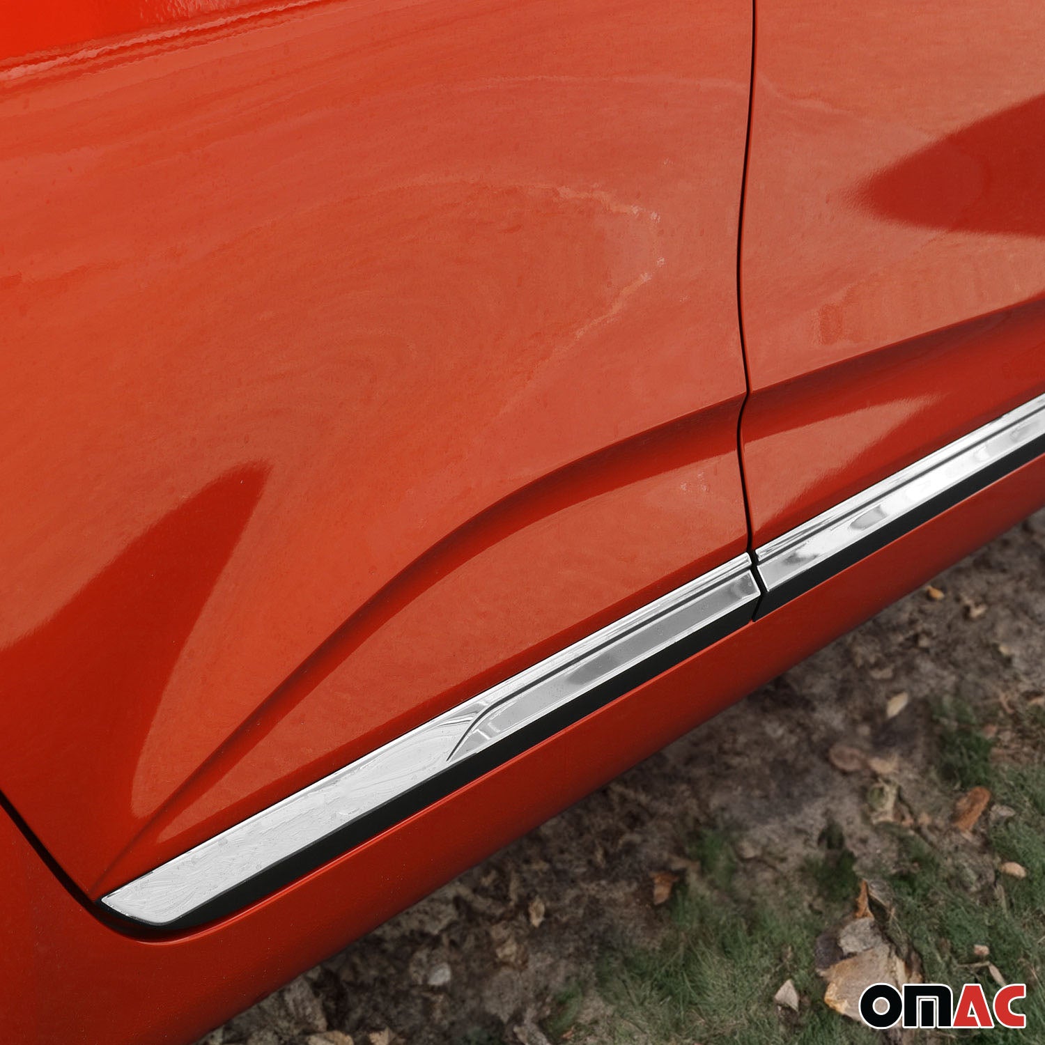 Seitentürleiste Türleisten Türschutzleiste für Renault Clio 2019-2021 Chrom 4x