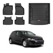Fußmatten & Kofferraumwanne Set für Volkswagen Golf mk7 Variant 2012-2019 obere