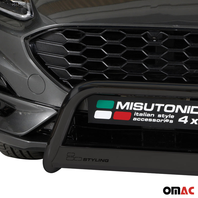 Frontbügel Frontschutzbügel für Ford Kuga 2019-2025 ø63mm Stahl Schwarz Schutz