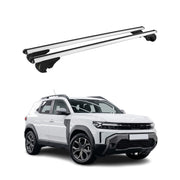 Dachträger Grundtäger für Dacia Duster mk3 2024-2026 75kg Aluminium Silber 2 tlg