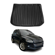 Kofferraumwanne Laderaumwanne für VW Tiguan 2007-2016 Gummi TPE Schwarz