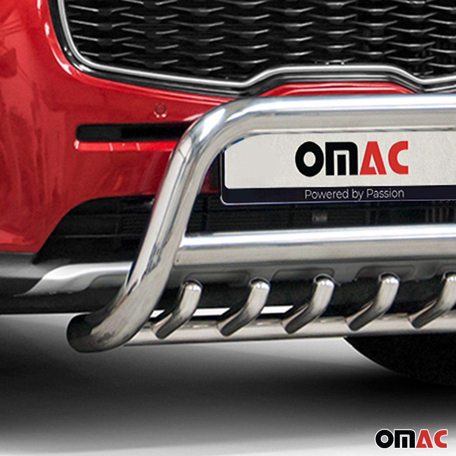 Frontbügel Frontschutzbügel für Kia Sportage 2015-2021 mit ABE Rammschutz Silber